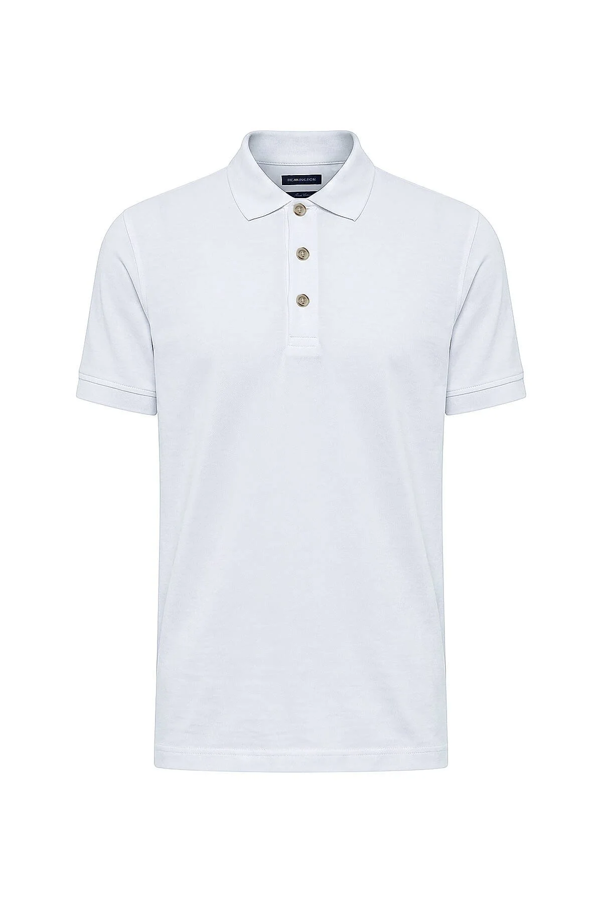 Hemington - Polo Yaka Beyaz T-Shirt (6)