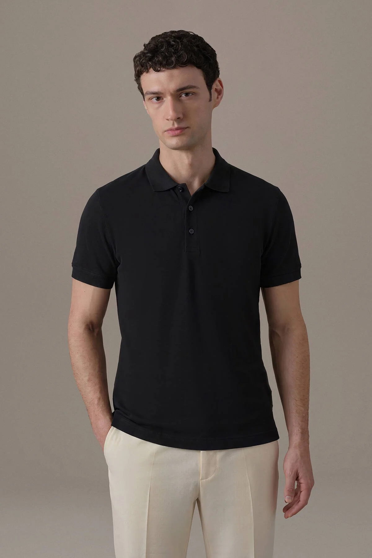 Hemington - Polo Yaka Siyah T-Shirt (1)