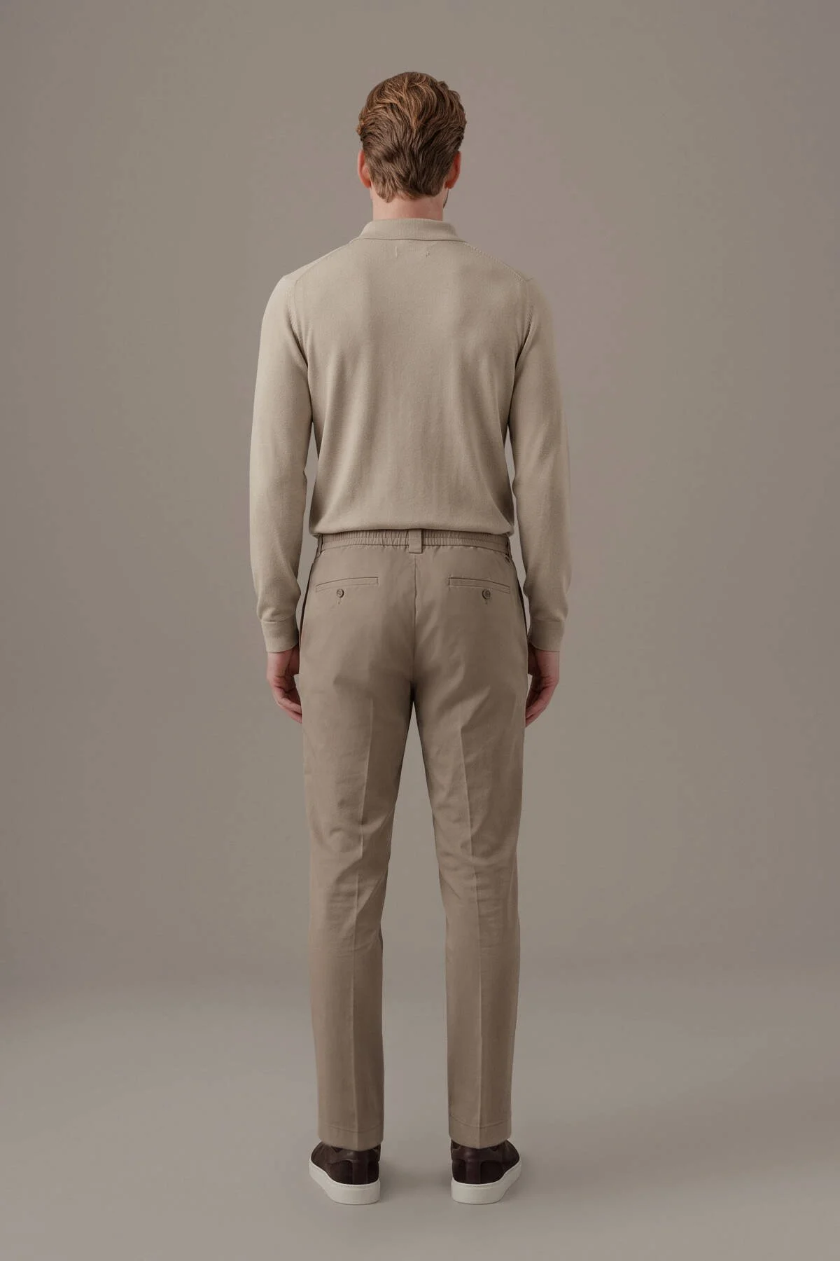 Hemington - Relax Fit Bağcıklı Tütün Rengi Chino Pantolon (5)