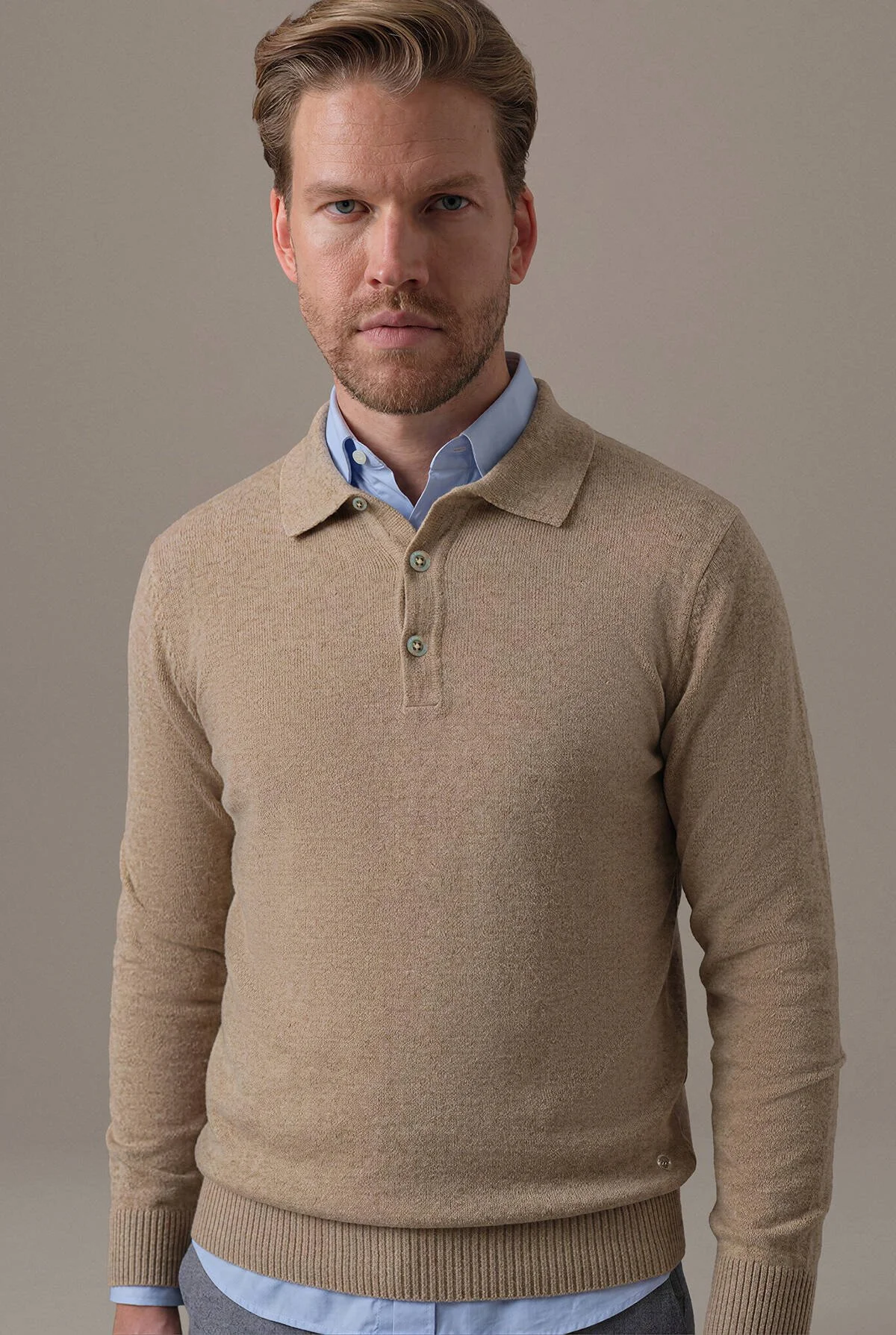 Hemington - Saf Kaşmir Camel Polo Kazak (1)