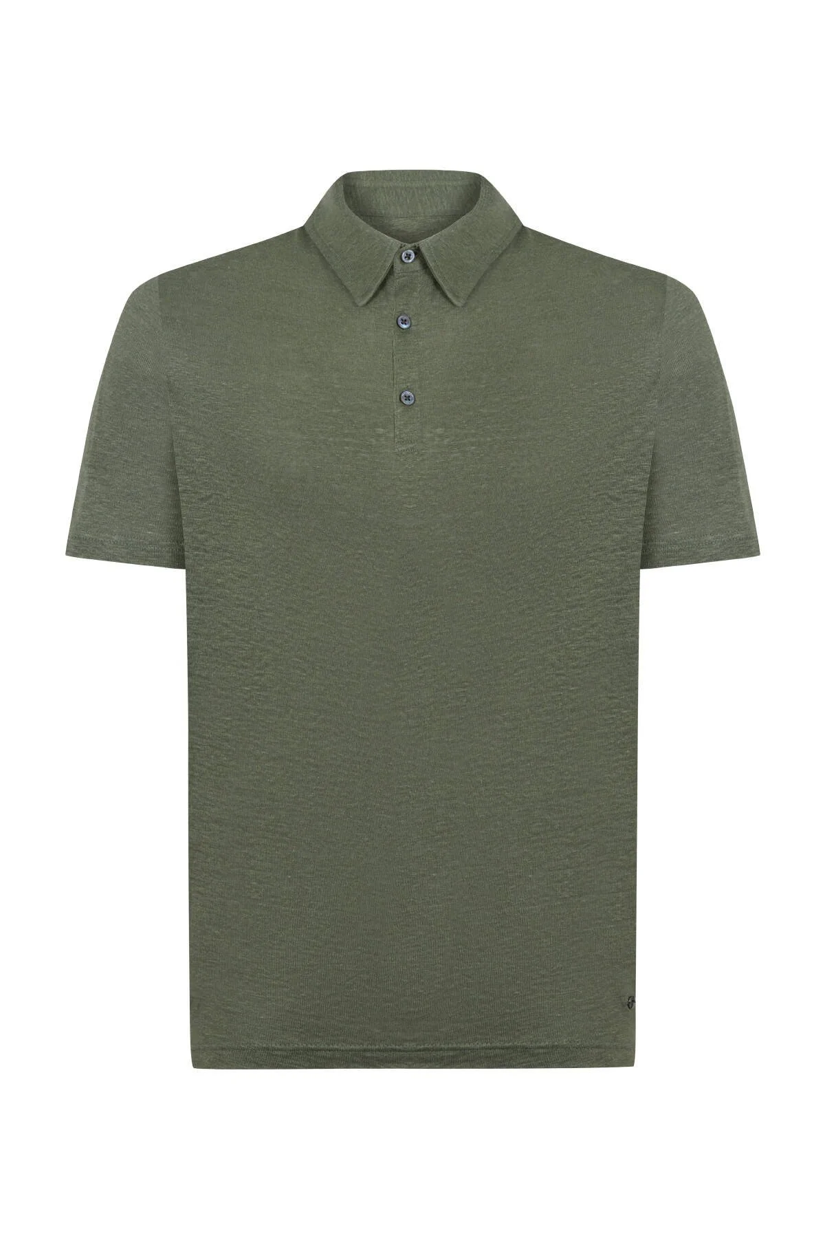 Hemington - Saf Keten Haki Polo Yaka T-Shirt (6)