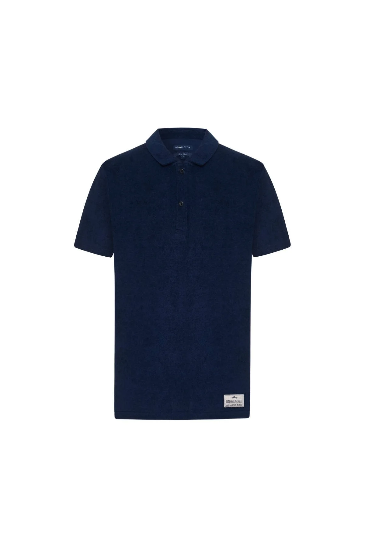 Hemington - Saf Pamuk Havlu Kumaş Lacivert Polo Yaka Çocuk T-Shirt (5)