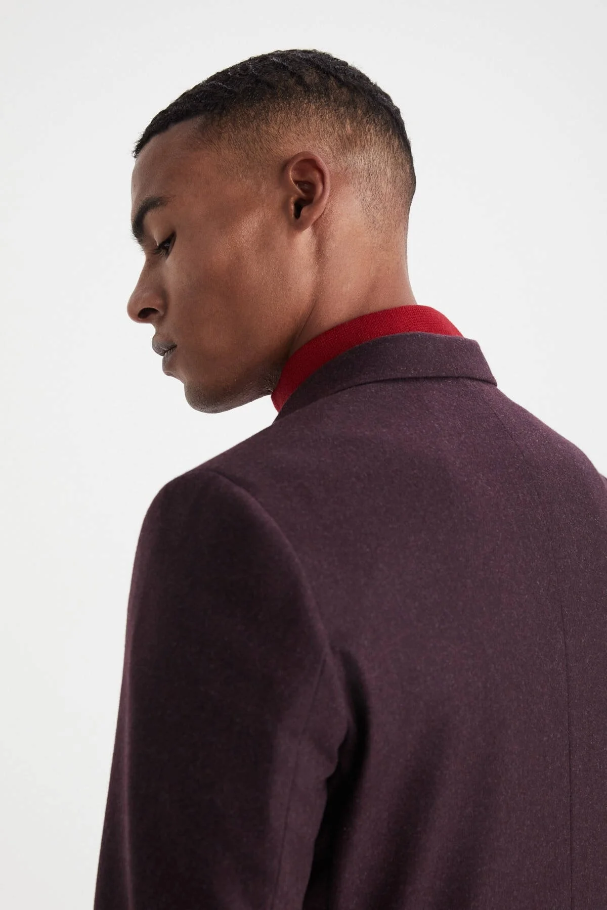 Hemington - Saf Yün Bordo Blazer Ceket (3)