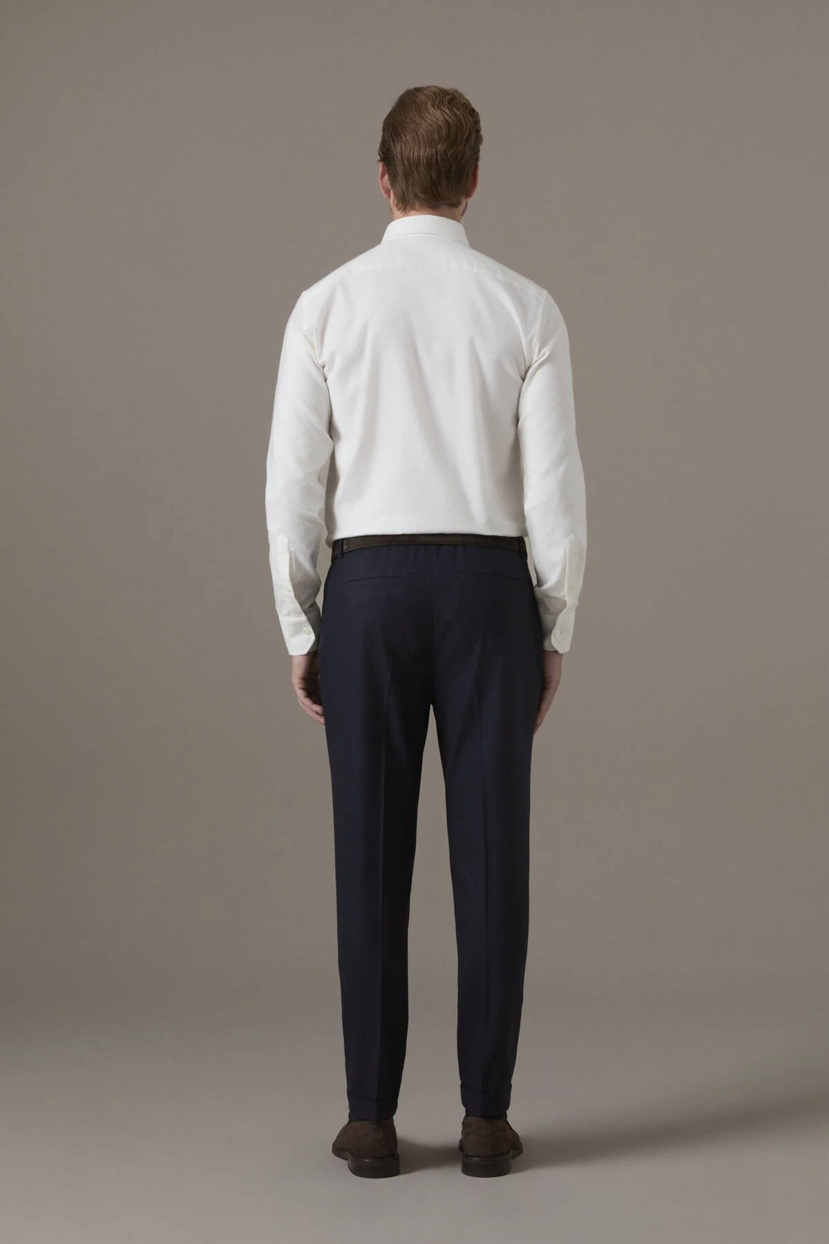 Hemington - Saf Yün Lacivert Chino Jogger Pantolon (2)