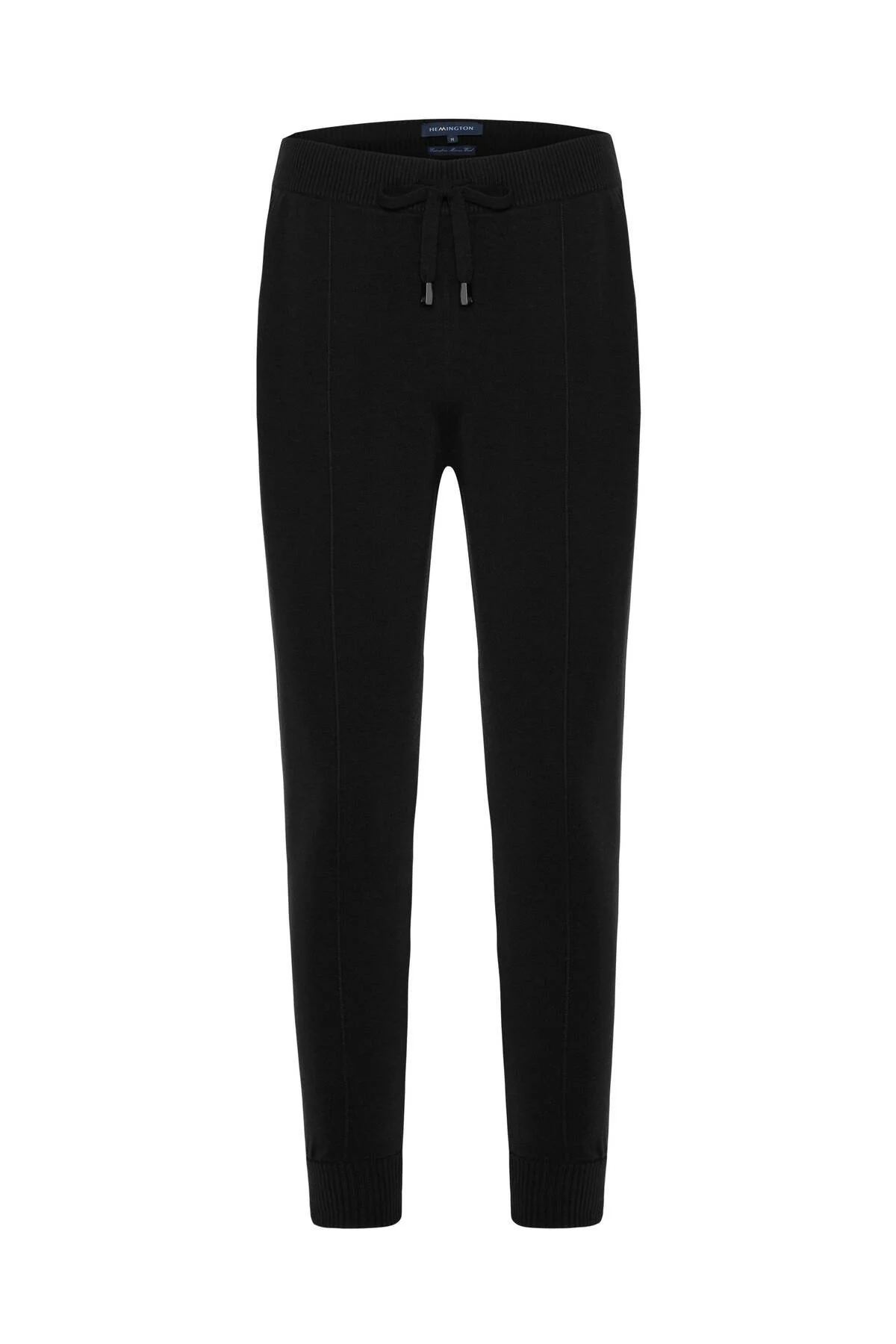 Hemington - Siyah Merino Yün Activewear Triko Pantolon (6)