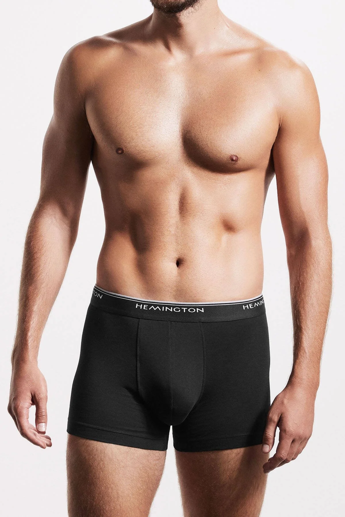 Hemington - Pamuklu Siyah Boxer (1)