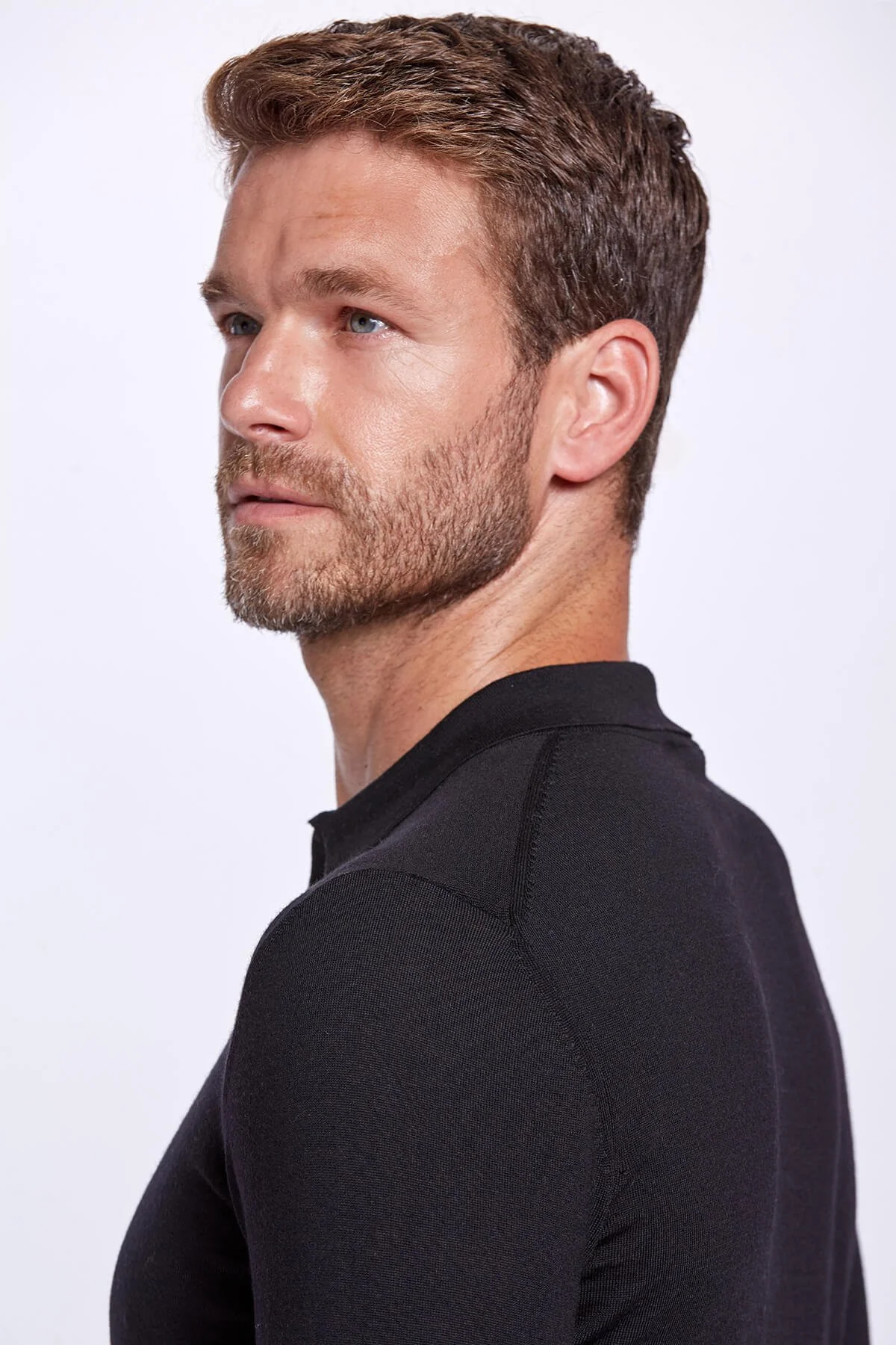 Hemington - Polo Yaka Siyah Merino Yün Triko (6)