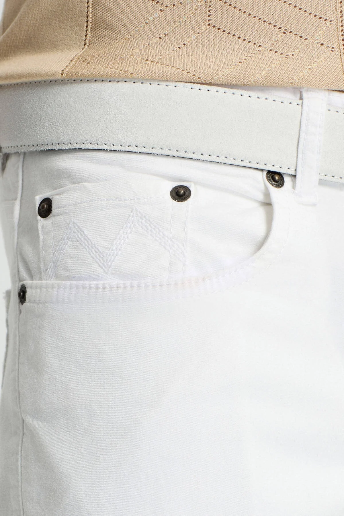 Hemington - Slim Fit 5 Cep Beyaz Chino Pantolon (4)