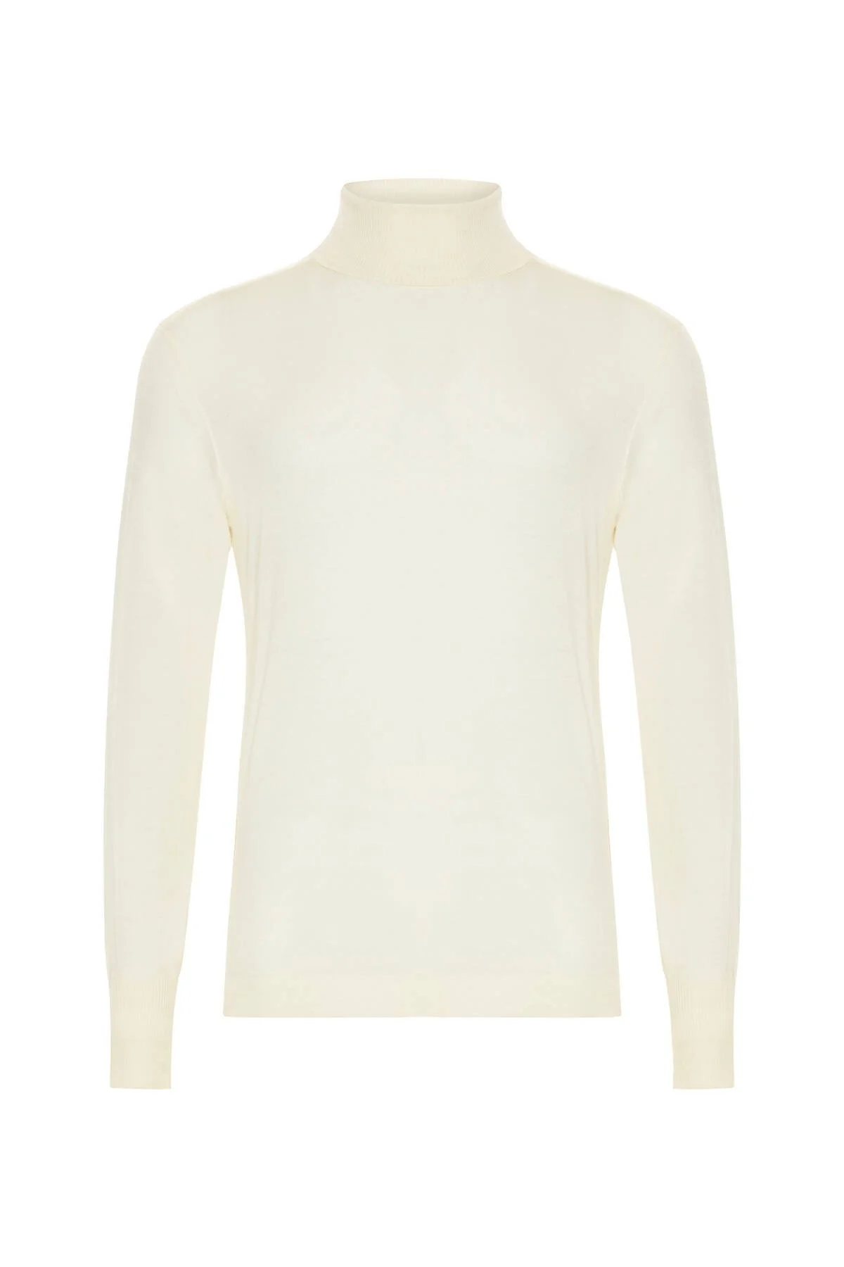 Hemington - Slim Fit Beyaz Activewear Merino Yün Triko (7)