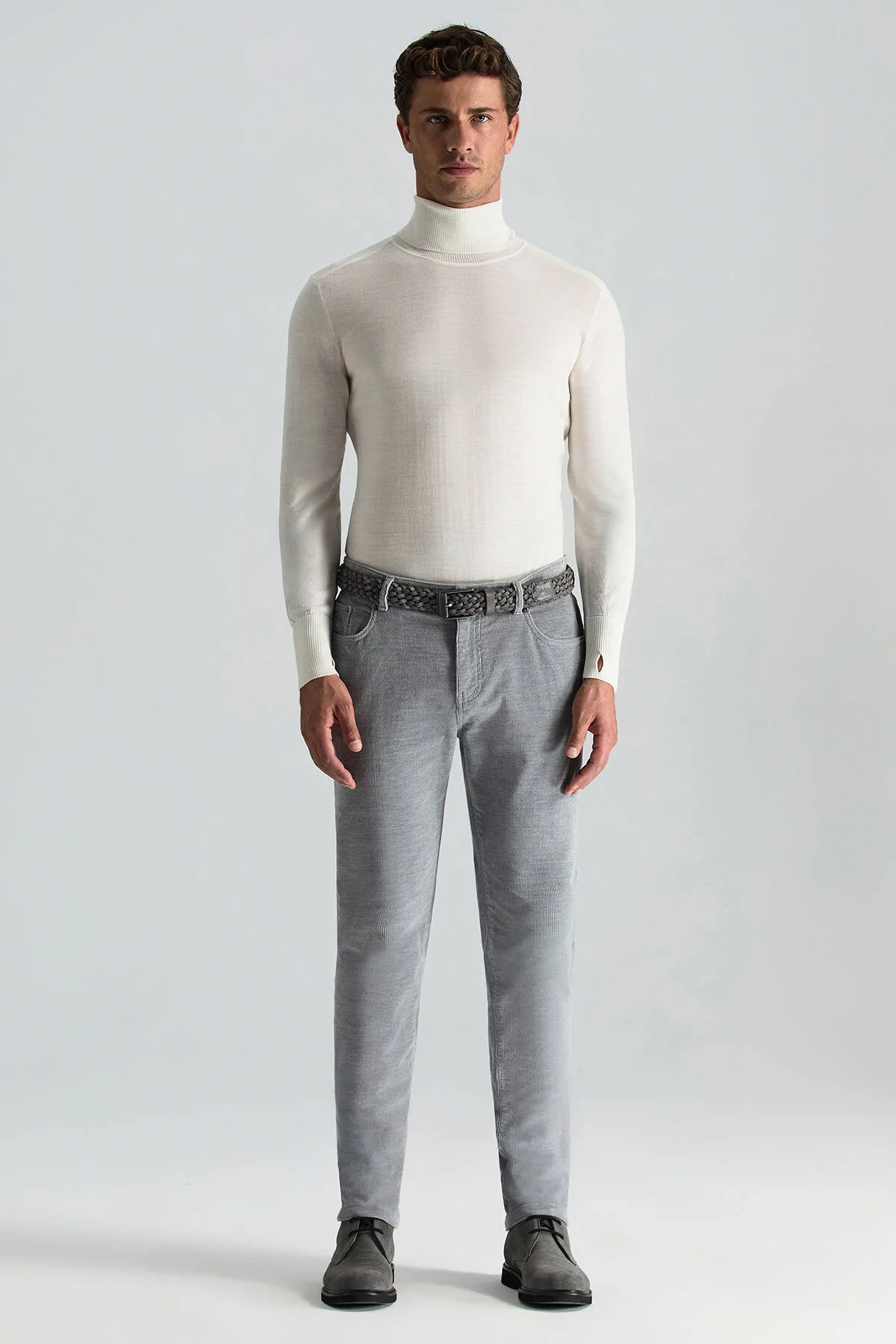 Hemington - Slim Fit Beyaz Activewear Merino Yün Triko (3)