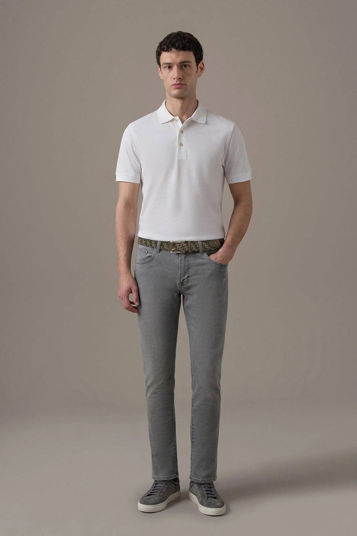 Hemington - Slim Fit Gri Denim Pantolon (2)