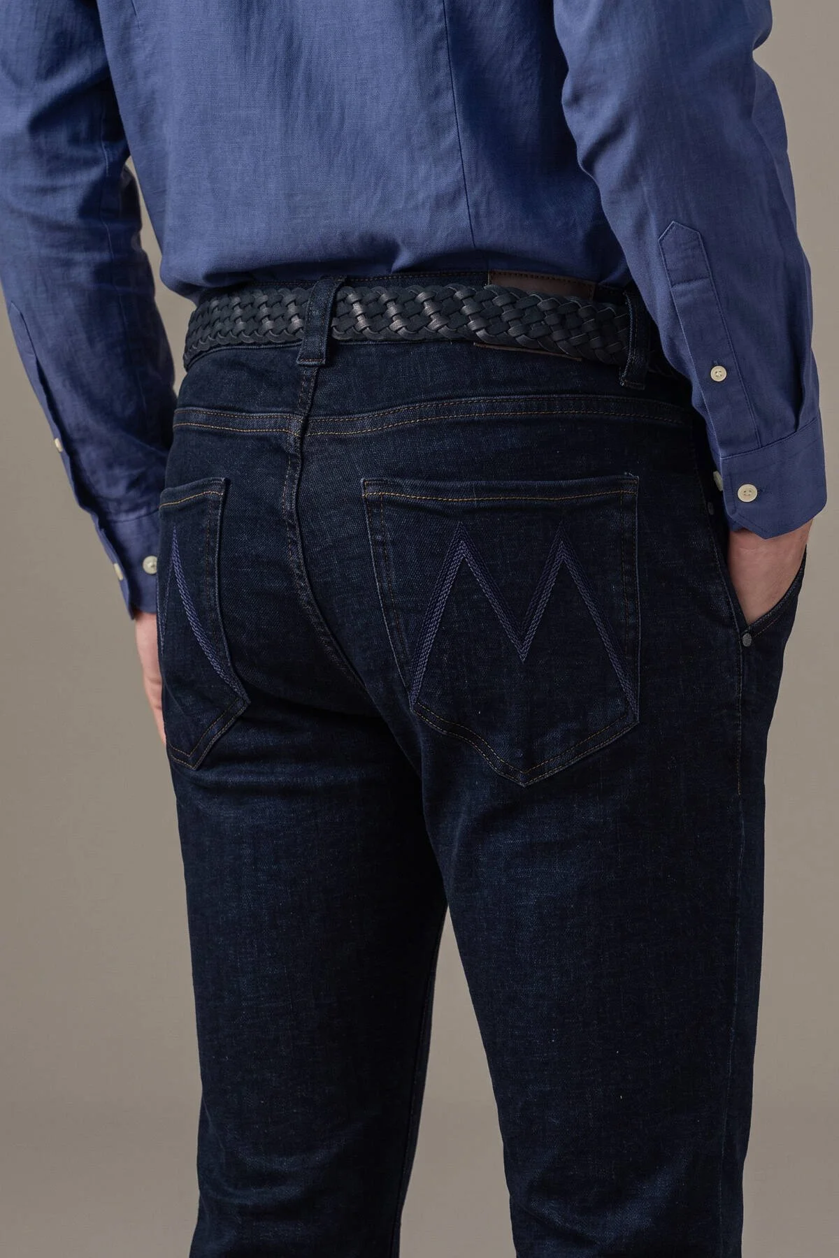 Hemington - Slim Fit Lacivert 5 Cepli Denim Pantolon (4)