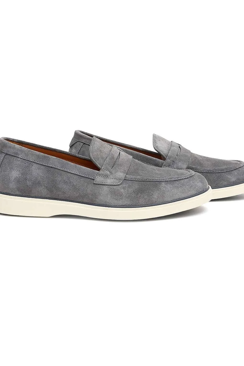 Hemington - Süet Deri Açık Gri Loafer (4)