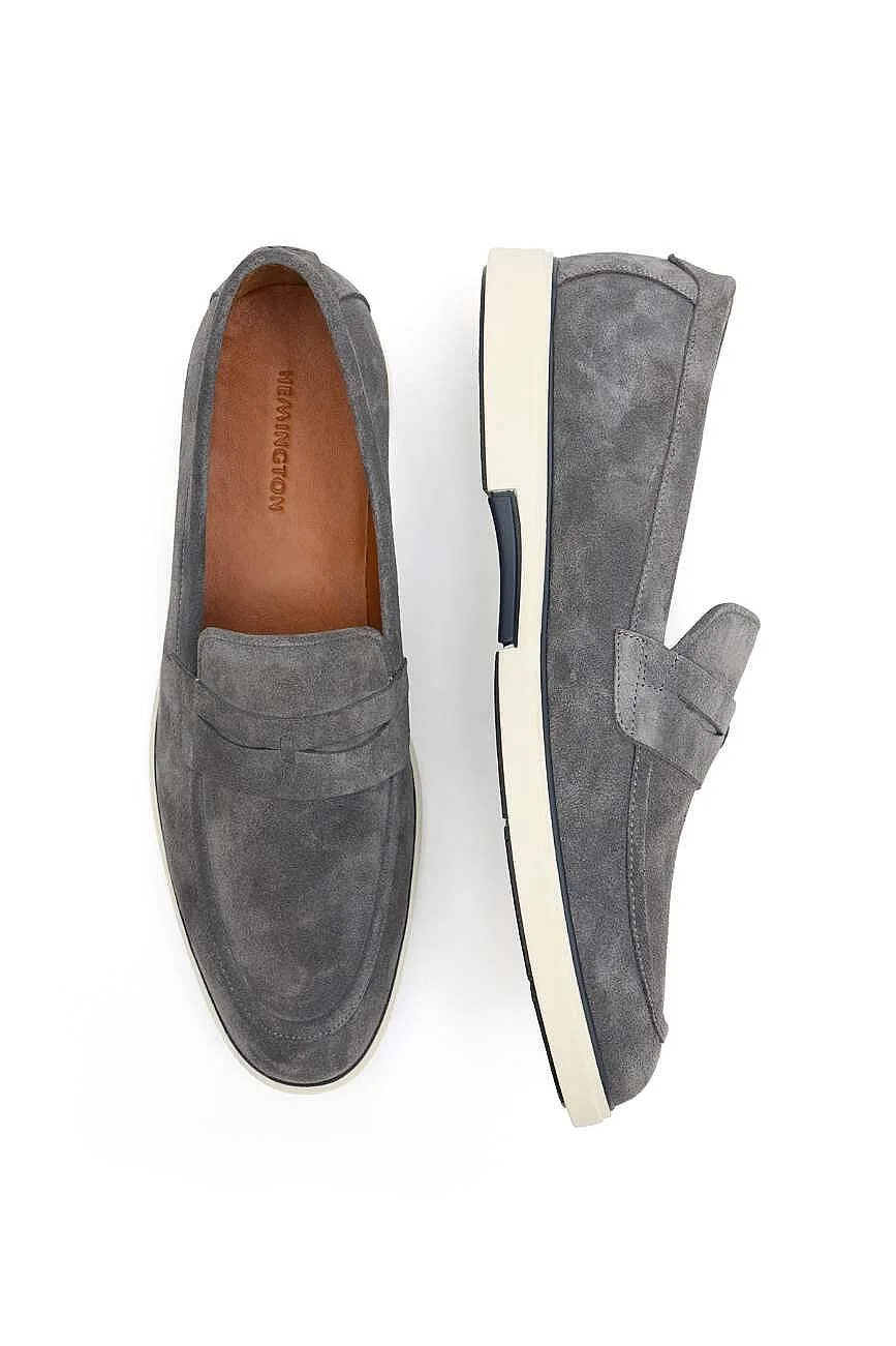 Hemington - Süet Deri Açık Gri Loafer (5)