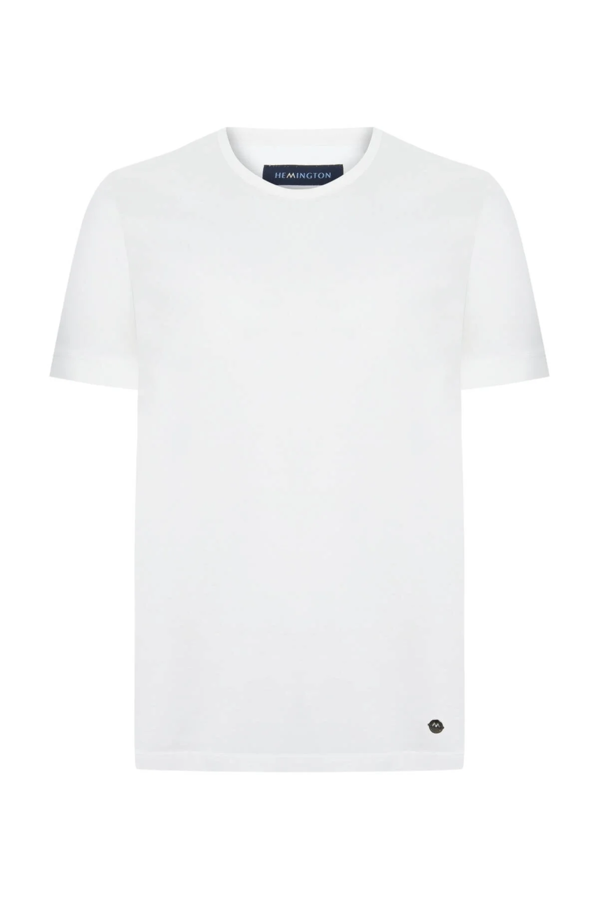 Hemington - Superfine Pamuk Bisiklet Yaka Beyaz Basic T-Shirt (6)