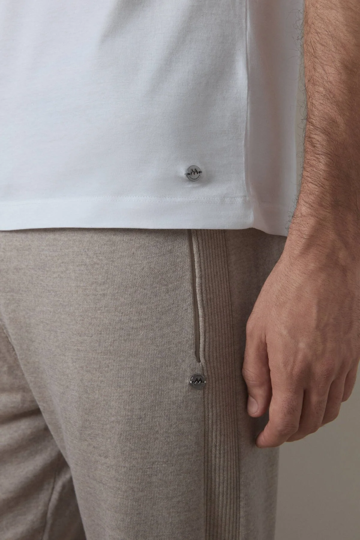Hemington - Superfine Pamuk Bisiklet Yaka Beyaz Basic T-Shirt (4)
