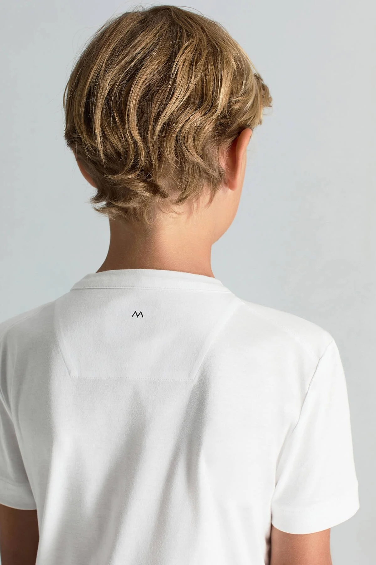 Hemington - Supima Pamuk Bisiklet Yaka Tencel Beyaz Çocuk T-Shirt (5)