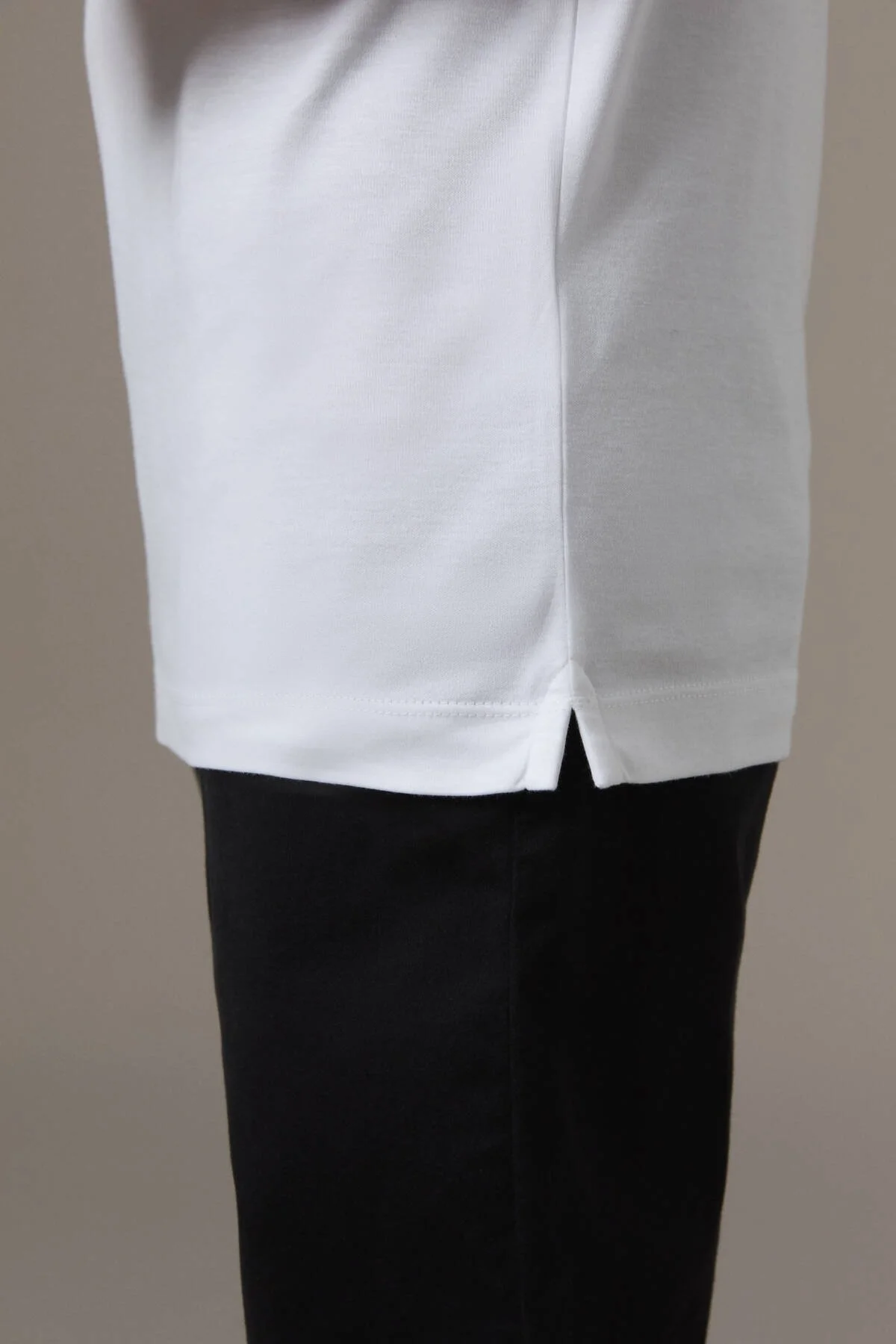 Hemington - Supima Pamuk Bisiklet Yaka Tencel Beyaz Çocuk T-Shirt (4)