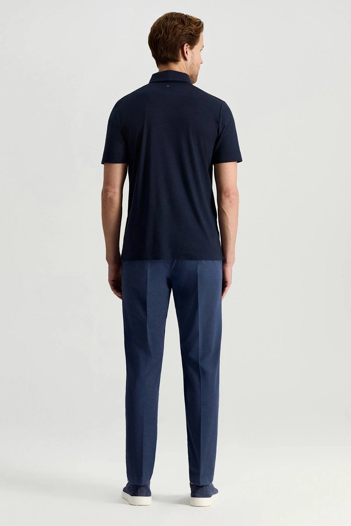 Hemington - Supima Pamuk Polo Yaka Tencel Lacivert T-Shirt (5)