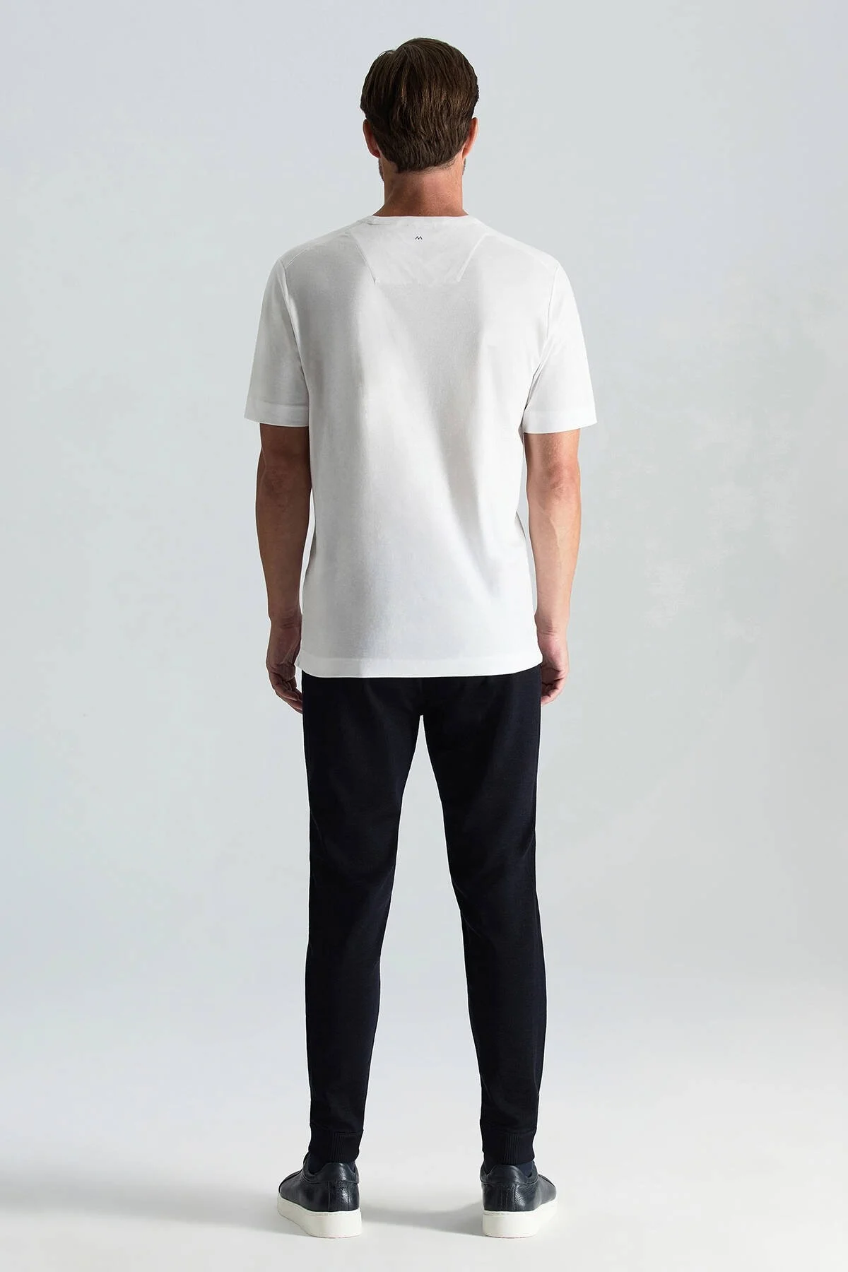 Hemington - Supima Pamuk V Yaka Tencel Beyaz T-Shirt (4)