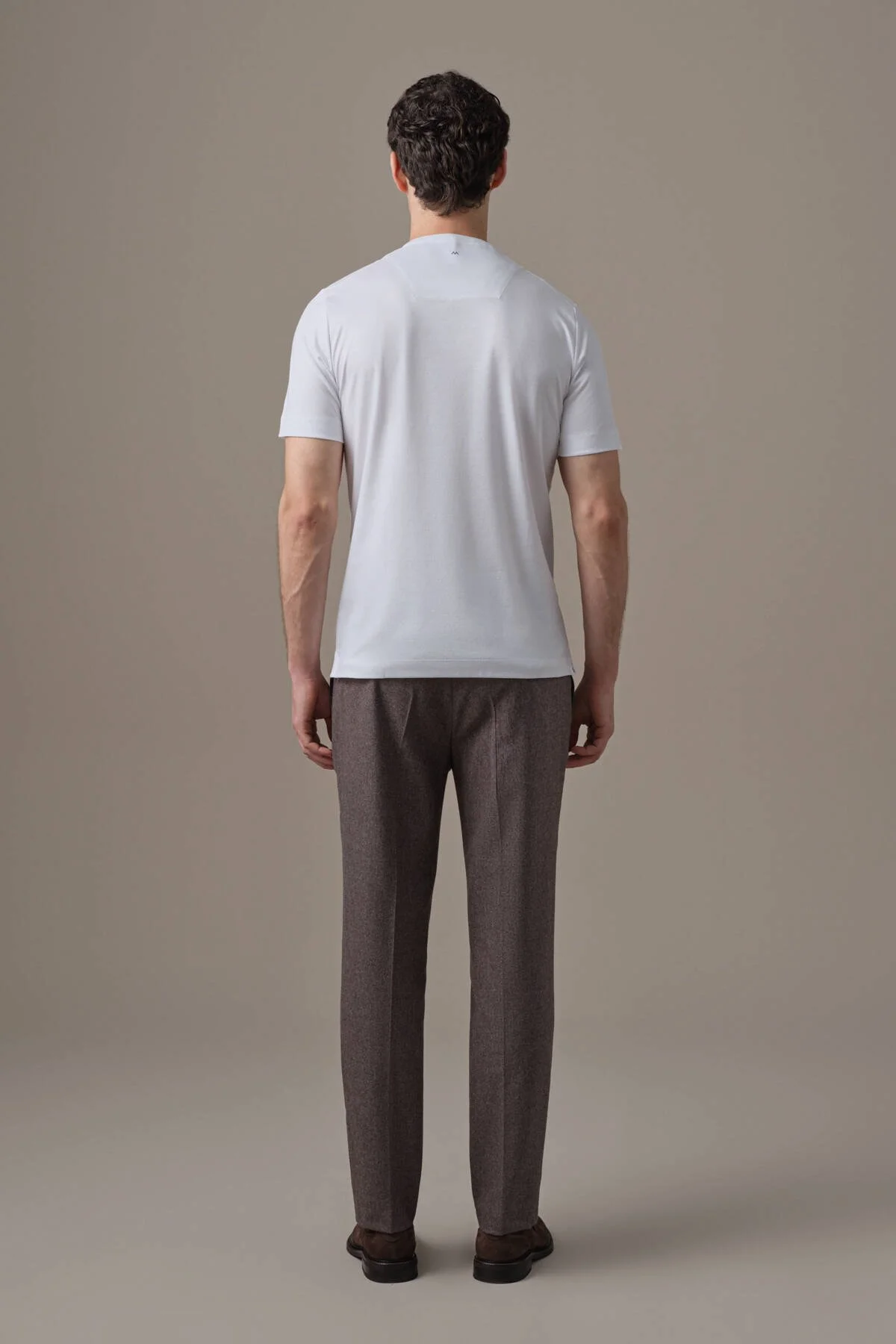 Hemington - Supima Pamuk Bisiklet Yaka Tencel Beyaz T-Shirt (5)