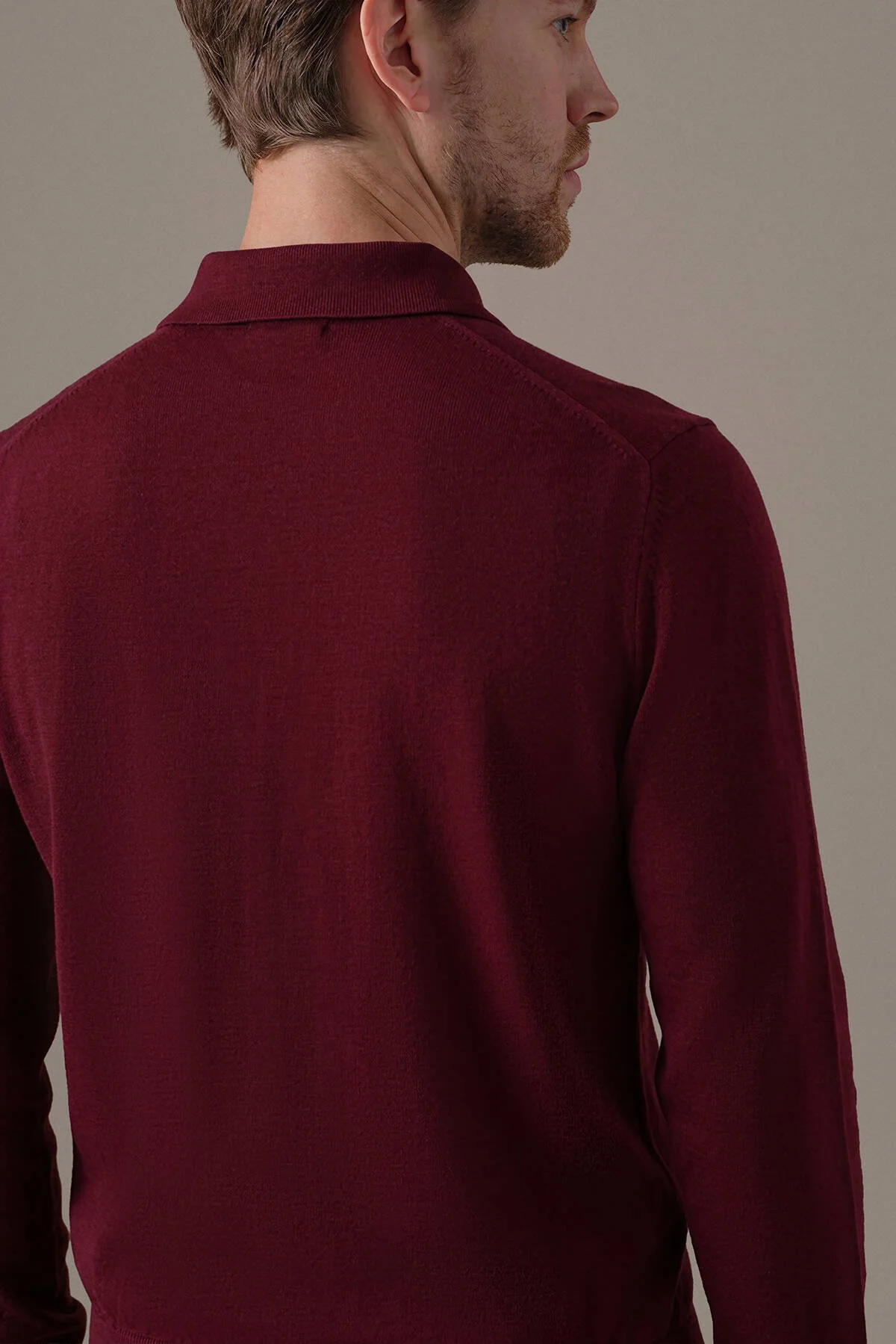 Hemington - Ultrafine Kaşmir Bordo Polo Triko (4)
