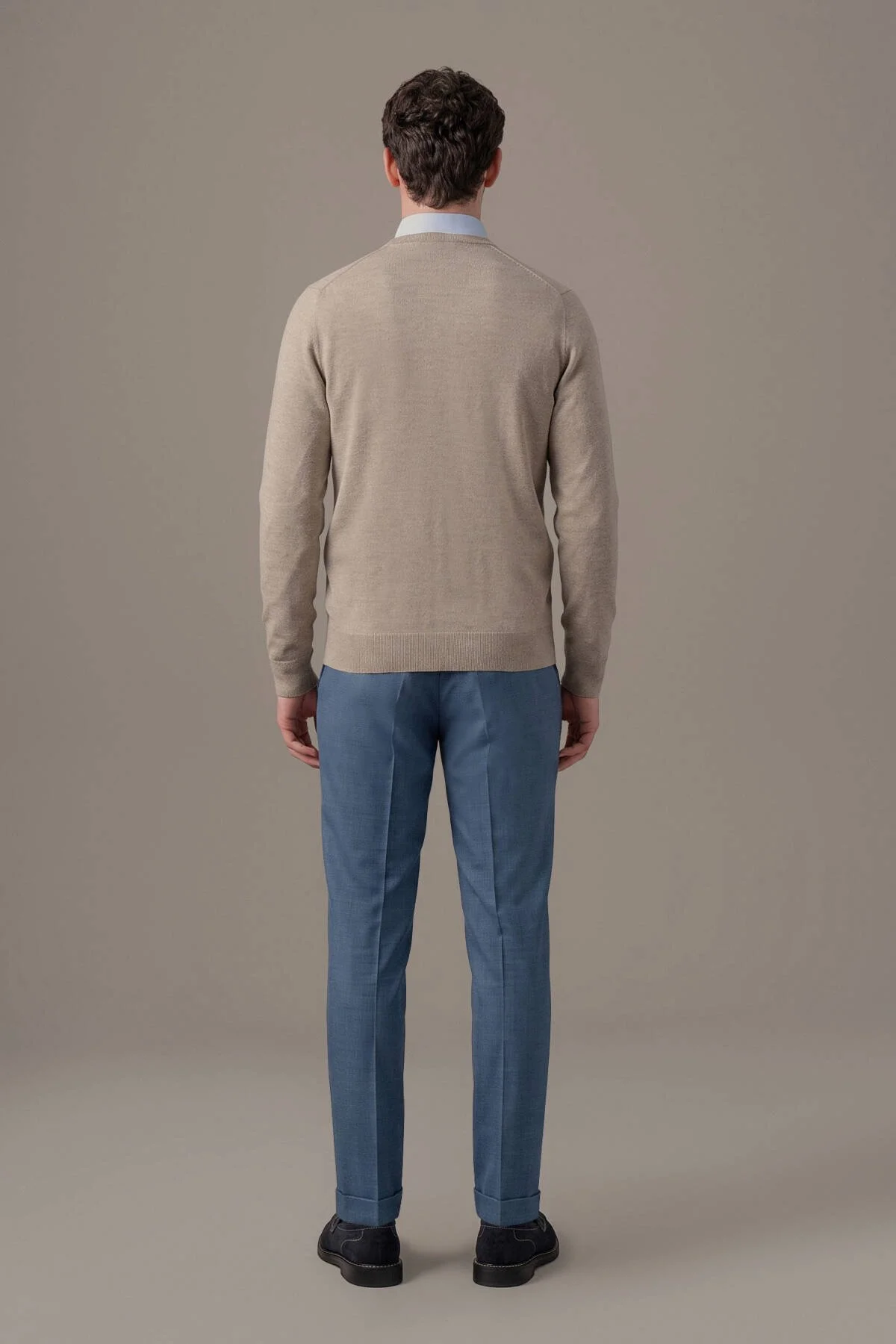 Hemington - Ultrafine Merino Yünü Krem Triko Hırka (4)