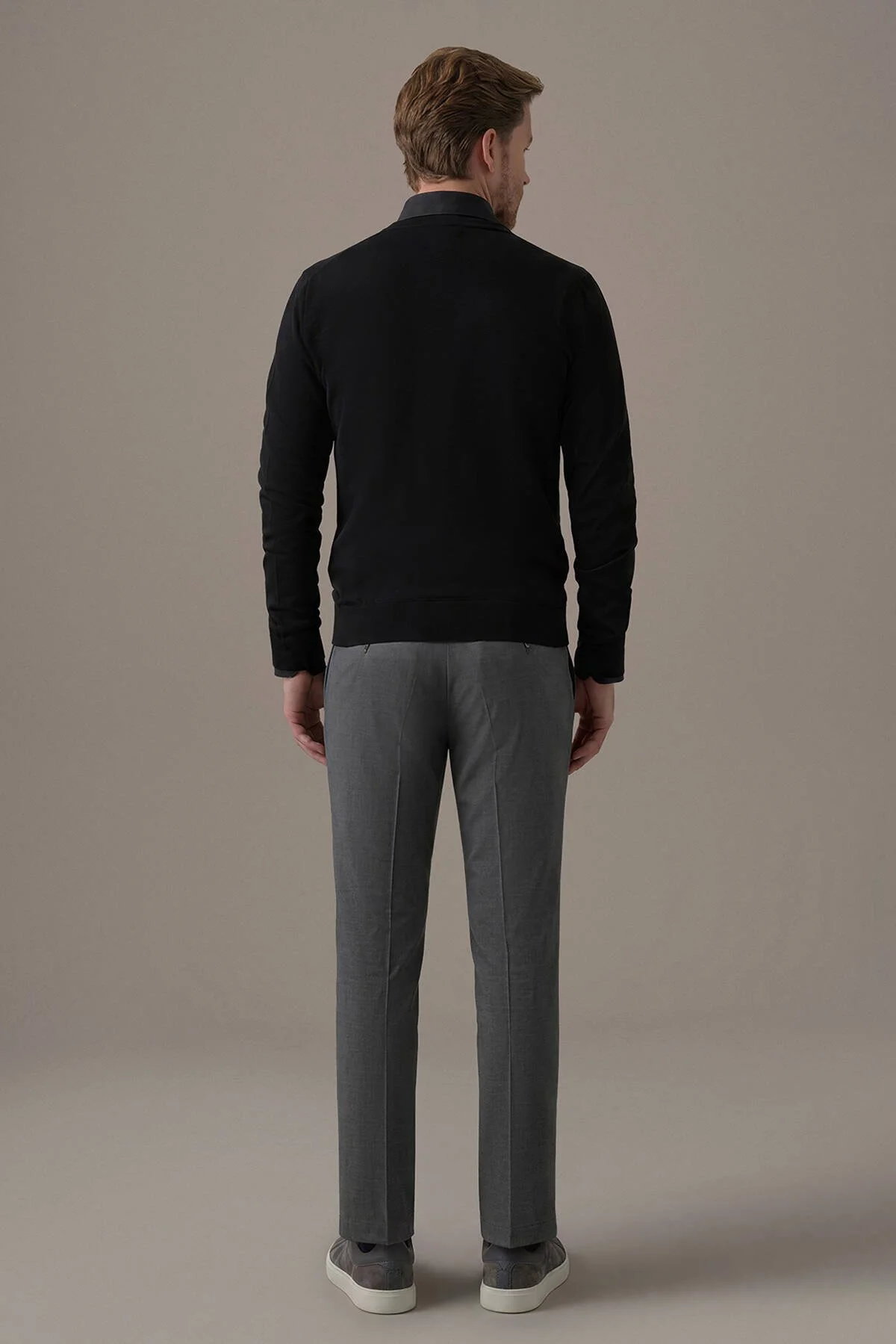 Hemington - Ultrafine Merino Yünü Siyah Triko Hırka (5)