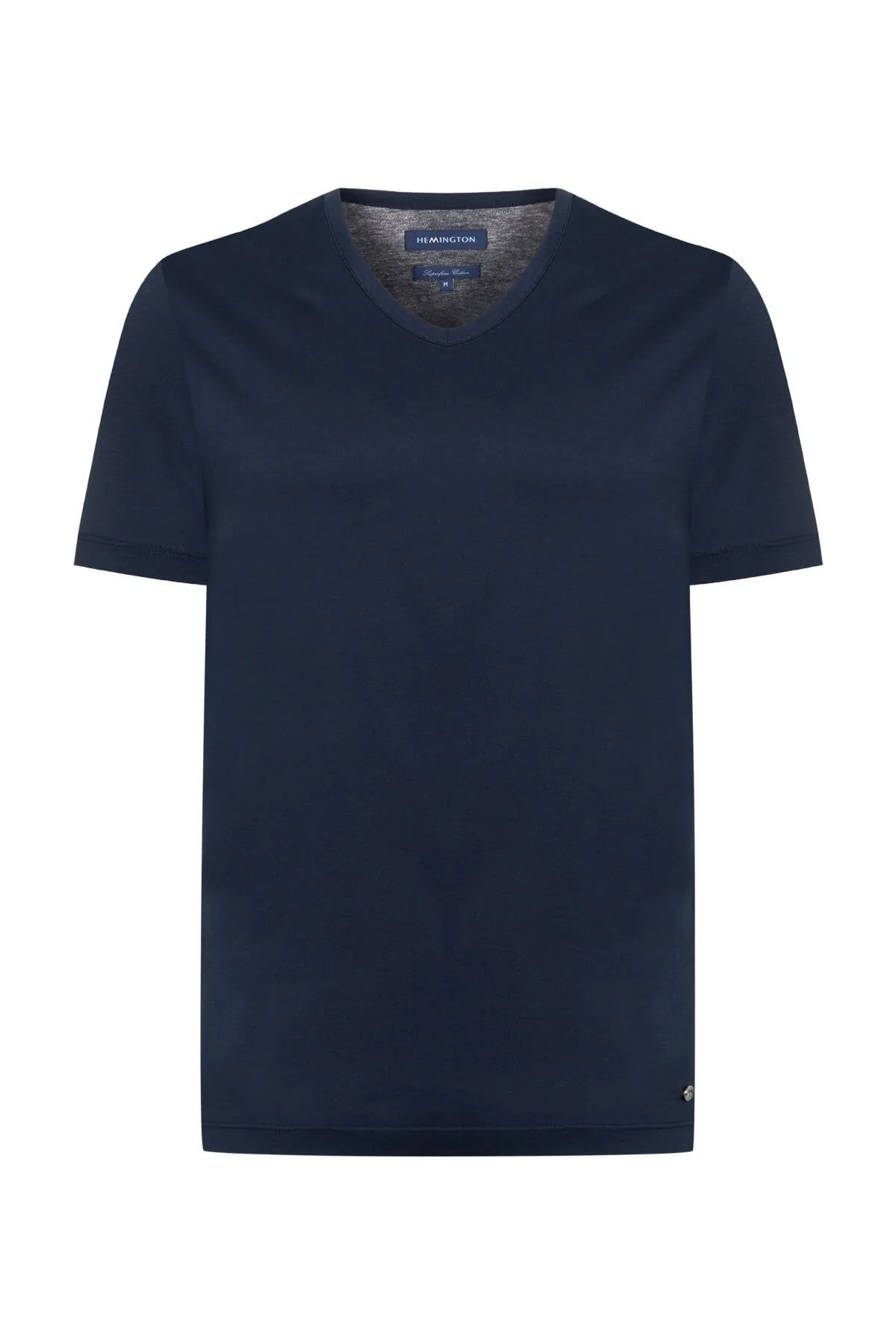 Hemington - Lacivert V Yaka Basic T-Shirt (7)