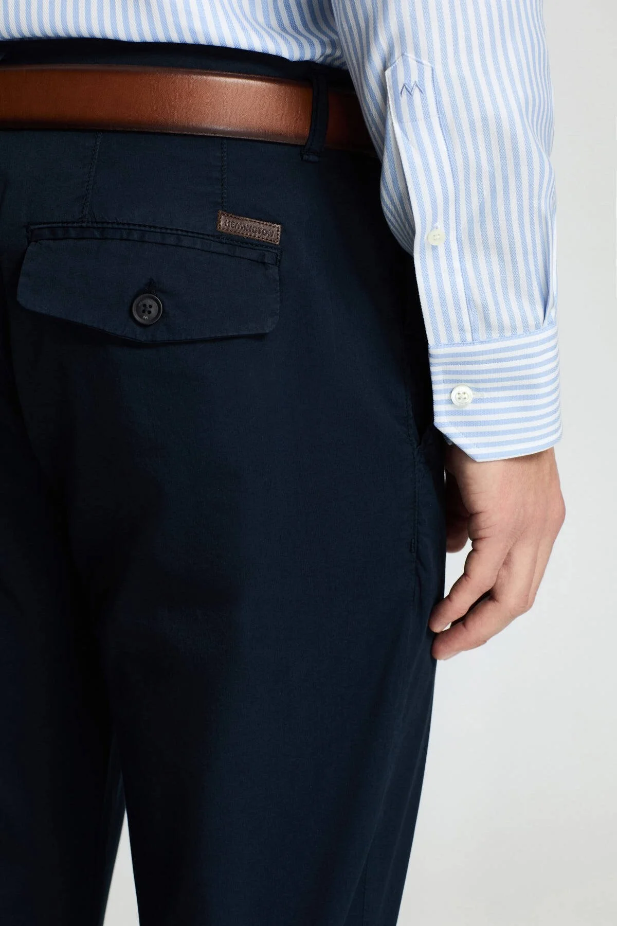 Hemington - Lacivert Yazlık Chino Pantolon (6)