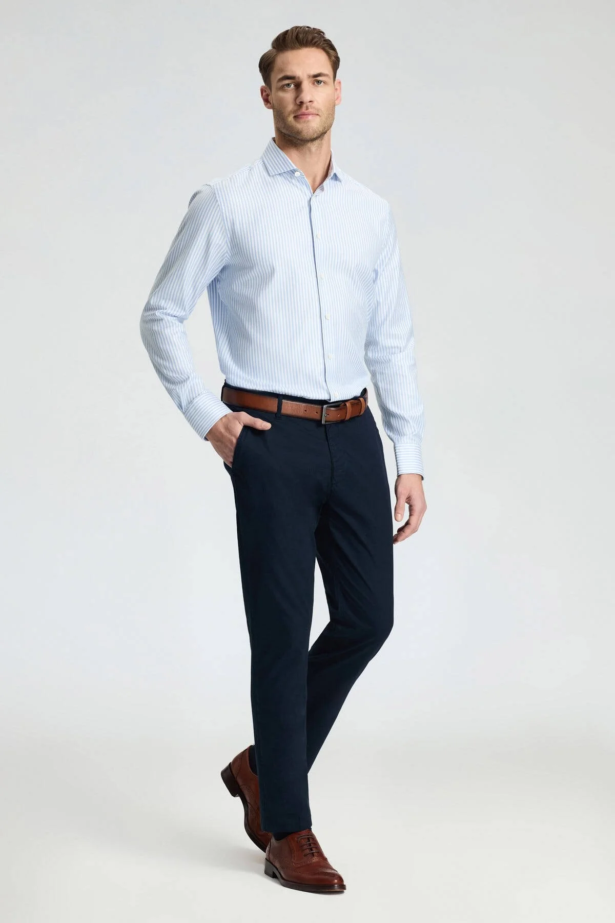 Hemington - Lacivert Yazlık Chino Pantolon (4)