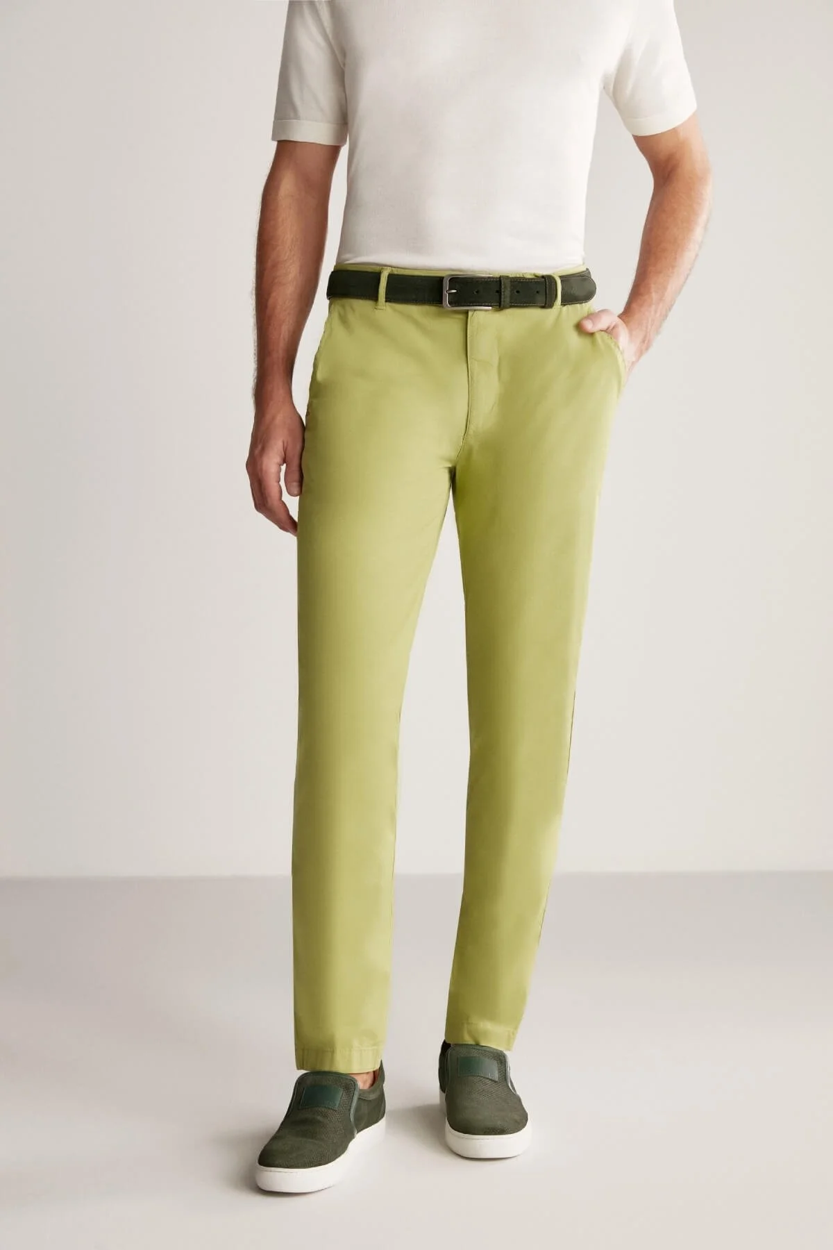 Hemington - Yeşil Yazlık Chino Pantolon (1)