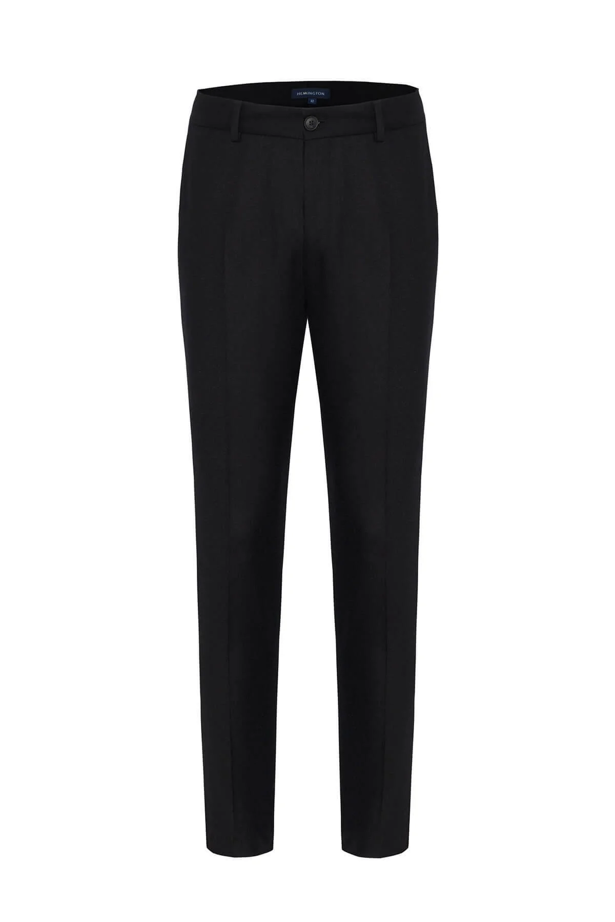 Hemington - Yün Kaşmir Siyah Flanel Pantolon (6)