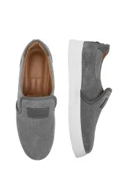 Hemington - El Yapımı Süet Deri Açık Gri Spor Ayakkabı Hemington - El Yapımı Süet Deri Açık Gri Spor Ayakkabı