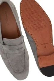 Hemington - Açık Gri Süet Deri Loafer Hemington - Açık Gri Süet Deri Loafer