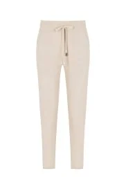Hemington - Bağcıklı Krem Rengi Slim Fit Triko Pantolon Hemington - Bağcıklı Krem Rengi Slim Fit Triko Pantolon