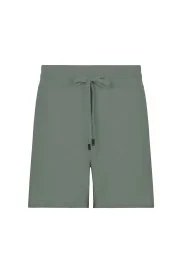 Hemington - Bağcıklı Nakış Logolu Haki Triko Şort Hemington - Bağcıklı Nakış Logolu Haki Triko Şort