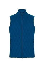 Hemington - Merino Yün Activewear Petrol Mavisi Triko Yelek