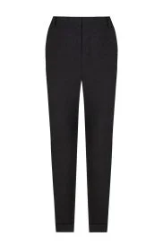 Hemington - Beli Bağcıklı Antrasit Yün Chino Jogger Pantolon Hemington - Beli Bağcıklı Antrasit Yün Chino Jogger Pantolon