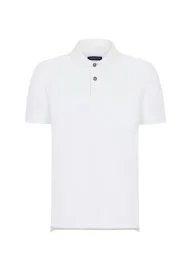 Hemington - Beyaz Havlu Kumaş Polo Yaka T-Shirt