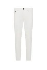 Hemington - Beyaz Slim Fit 5 Cep Pantolon Hemington - Beyaz Slim Fit 5 Cep Pantolon