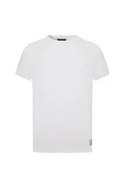 Hemington - Bisiklet Yaka Beyaz Merserize Pamuk T-Shirt