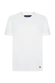 Hemington - Bisiklet Yaka Beyaz Basic T-Shirt Hemington - Bisiklet Yaka Beyaz Basic T-Shirt