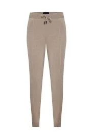 Hemington - Camel Merino Yün Activewear Şerit Detaylı Triko Pantolon