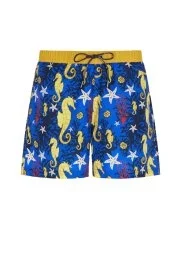 Hemington - Denizatı Desen Lacivert Quick Dry Mayo