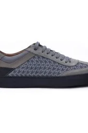 Hemington - Desenli Açık Gri Triko Sneaker Hemington - Desenli Açık Gri Triko Sneaker