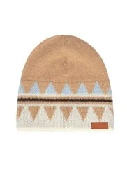 Hemington - Desenli Kaşmir Karışım Ekru Bere