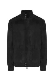 Hemington - Doğal Deri Metal Düğmeli Siyah Spor Ceket Hemington - Doğal Deri Metal Düğmeli Siyah Spor Ceket