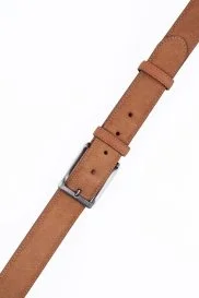 Hemington - El Yapımı Taba Rengi Süet Deri Kemer Hemington - El Yapımı Taba Rengi Süet Deri Kemer