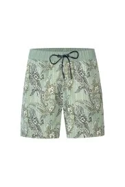 Hemington - Etnik Desen Yeşil Quick Dry Mayo